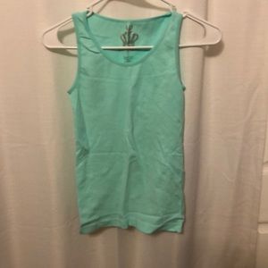 Love And Charm Teal Tank Top